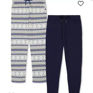GAP Mens Two Pack Waffle Knit Jogger Leg Pajama Pants NWT